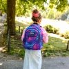 NEONOWY MŁODZIEŻOWY PLECAK BACKUP KOLOROWE FALE SZKOLNY KOMPLET 5w1