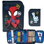 Nowoczesny Szkolny Piórnik Spiderman dla Chłopaków [SP22CD-P001]
