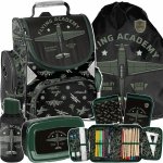 SAMOLOTY TORNISTER SZKOLNY DLA CHŁOPAKÓW DO KLAS 1-4 PODSTAWÓWKI ZESTAW 5el