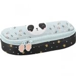 Piórnik Szkolny Miś Panda Dziewczęcy Usztywniany Etui Paso [PP23PQ-013]