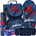 TORNISTER SPIDER-MAN SZKOLNY DO 1 KLASY PODSTAWÓWKI DLA CHŁOPAKA ZESTAW 5w1