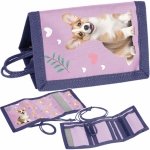 PORTFEL DZIECIĘCY Z PIESKAMI SZKOLNY PASO PORTFELIK DLA DZIEWCZYNEK PIESEK