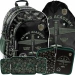 SAMOLOTY PLECAK SZKOLNY DLA CHŁOPAKA DO 1 KLASY SZKOŁY ZESTAW 3 ele FLYING