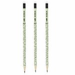 3szt. Ołówek Świecący w Ciemności Okrągły Szkolny Hb z Gumką Kidea [OSCKA]