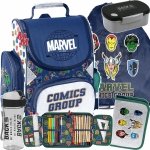 TORNISTER MARVEL COMICS SZKOLNY DLA CHŁOPAKA AVENGERS KOMPLET 5w1 PASO