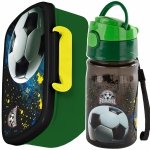 BIDON ŚNIADANIÓWKA PIŁKA NOŻNA DERFORM DLA CHŁOPAKÓW KOMPLET 2w1 PIŁKARSKI