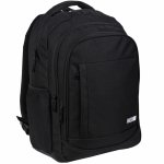 MŁODZIEŻOWY CZARNY PLECAK BIZNESOWY PODRÓŻNY DUŻY MĘSKI DAMSKI PASO