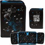 Rozkładany Piórnik Gry Szkolny do Podstawówki Chłopięcy do klas 1-4 Gaming