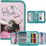 Dziewczęcy Piórnik Derform z kotkiem do Szkoły [PWJCF35]