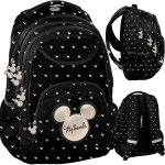 Myszka Minnie Plecak dla Dziewczyny Nastolatki Czarny BeUniq [DIBL-2708]