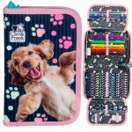 PIÓRNIK PIESEK SZKOLNY DO PODSTAWÓWKI DLA DZIEWCZYNEK Z WYPOSAŻENIEM DOG