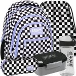 PLECAK ZESTAW 5w1 MŁODZIEŻOWY BACKUP SZKOLNY SZACHOWNICA KRATKA KRATKA