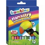 Flamastry Bambino 12 Kolorów Pisaki Szkolne Mazaki [1604]