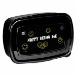 ŚNIADANIÓWKA SMILEY DLA UCZNIÓW DO SZKOŁY EMOTKI EMOTIKONY PASO