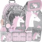 JEDNOROŻEC PLECAK SZKOLNY DO KLAS 1-3 PODSTAWÓWKI KOMPLET 5w1 UNICORN