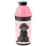 PIESEK BIDON DLA DZIEWCZYNKI BUTELKA Z PIESKIEM NA NAPÓJ 500 ml DO SZKOŁY