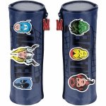 Marvel Comics Piórnik Tuba Okrągły Szkolny Paso Avengers dla Uczniów Podstawówki