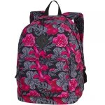Plecak CoolPack CP Młodzieżowy Szkolny Red & Black Flowers [86387CP]