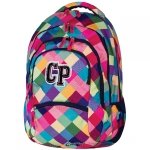 Modny Plecak CP CoolPack Szkolny Młodzieżowy Różowy Patchwork [59756CP]