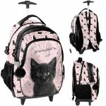 PLECAK z KOTKIEM NA KÓŁKACH DO SZKOŁY PODSTAWOWEJ DO 1 KLASY KOTEK CATS