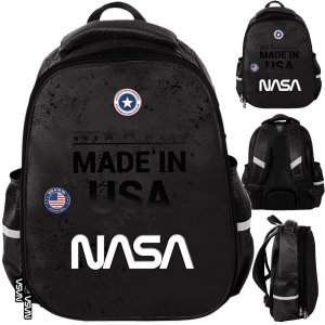 Nasa Plecak Szkolny Tornister Premium dla Chłopaka Czarny [PP23SA-565]