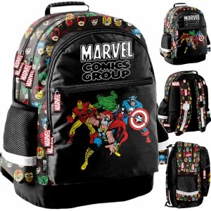 IRON MAN PLECAK SZKOLNY AVENGERS DO 1-3 KLASY PODSTAWÓWKI DLA CHŁOPAKA PASO
