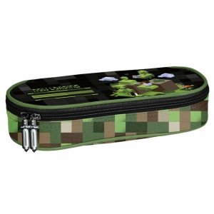 MINECRAFT PIÓRNIK GRY GRA SZKOLNY GAMER Z KLAPKĄ DO PODSTAWÓWKI GAMING PASO