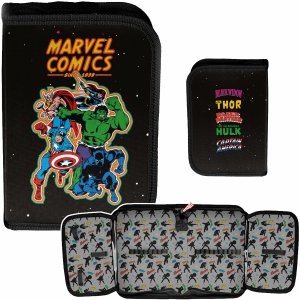 CHŁOPIĘCY PIÓRNIK SZKOLNY AVENGERS DO PODSTAWÓWKI KAPITAN AMERYKA IRON MAN