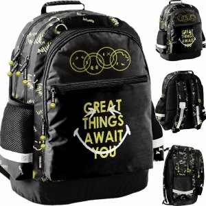 SMILEY PLECAK SZKOLNY EMOTKI DO 1-3 KLASY PODSTAWÓWKI EMOTIKONY PASO