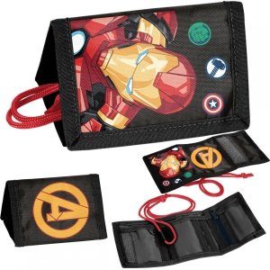 Avengers Portfel na Monety Banknoty Iron Man dla Uczniów [AV22CI-002]