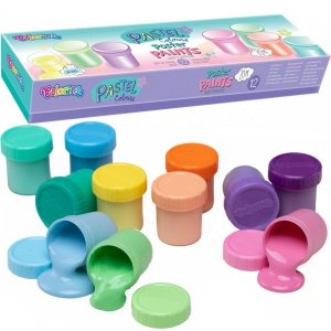 Farby Plakatowe Pastelowe 12 Kol Colorino 20ml [87812PTR/1]