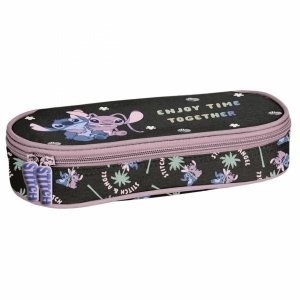 STICH PIÓRNIK SZKOLNY DLA DZIEWCZYNY OTWIERANY Z KLAPKĄ LILO i STITCH PASO