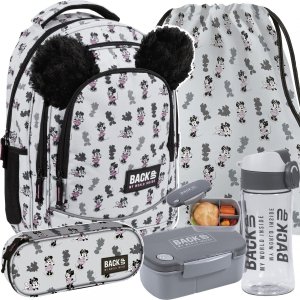 Komplet 5w1 Myszka Minnie Backup Plecak do Szkoły [PLB4XMM40]