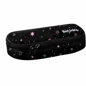 Gwiazdki Piórnik Czarny Szkolny Dziewczęcy Beuniq [BU23ZD-013]