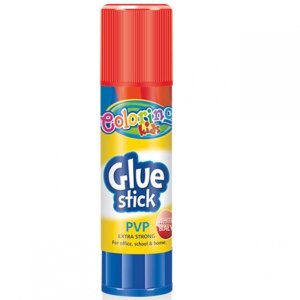 15g Klej w Sztyfcie Mocny Colorino dla Dzieci do Szkoły Kids [65153PTR]