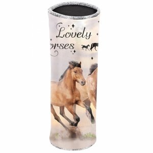 KONIE PIÓRNIK TUBA Z KONIEM SZKOLNY OKRĄGŁY TUBA DLA DZIEWCZYNEK HORSE PASO
