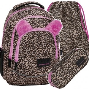 Pantera Plecak Szkolny Dziewczęcy Backup Zestaw [PLB5X05]