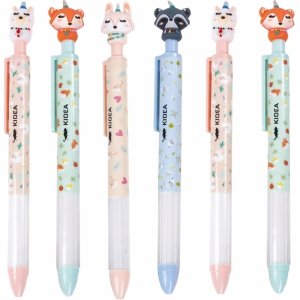 6 x Długopis Automatyczny komplet z Figurką Kidea [DAFEKAD]