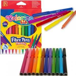Flamastry Markery 12 kol Colorino Mazaki Pisaki [14588PTR]