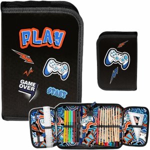 GAMER PIÓRNIK MINECRAFT Z WYPOSAŻENIEM SZKOLNY DLA CHŁOPAKÓW PIKSELE GAMING