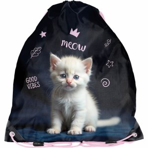 WOREK Z KOTKIEM NA OBUWIE WF KAPCIE BUTY DLA DZIEWCZYNEK KOTKI CATS PASO