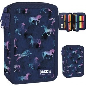 Konie Piórnik Backup 3-kom z Wyposażeniem z Koniem [PB4EW88]