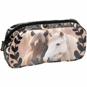 KONIE SASZETKA KOŃ PIÓRNIK SZKOLNY DO PODSTAWÓWKI DLA DZIEWCZYNEK HORSE