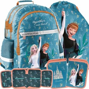 KRAINA LODU FROZEN PLECAK SZKOLNY ZESTAW 3w1 DZIECIĘCY  DO KLAS 1-4