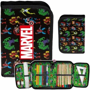 Avengers Piórnik z Wyposażeniem Marvel do Podstawówki Paso Kapitan Ameryka