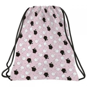 Kotki Worek na Obuwie Buty Kapcie Szkolny BackUP Kot  [WOB3A35]