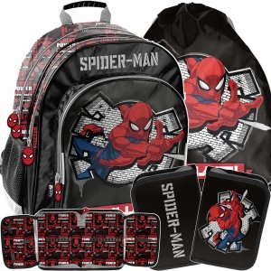 SPIDERMAN PLECAK DO KLAS 1-3 ZESTAW 3w1 MARVEL SZKOLNY PASO CHŁOPIĘCY