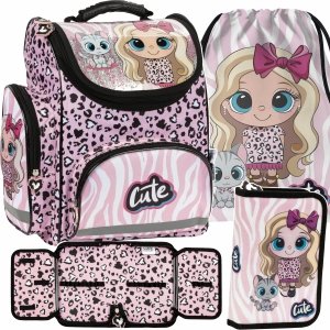 Tornister Szkolny dziewczęcy Best Friends Różowy [TEMBBF10]