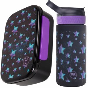 ZESTAW 2w1 Śniadaniówka Bidon CoolPack CP Tritanum Free BPA STAR NIGHT