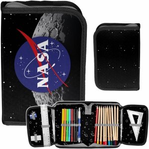 NASA Piórnik z Wyposażeniem do Podstawówki dla Chłopaka KOSMOS PASO